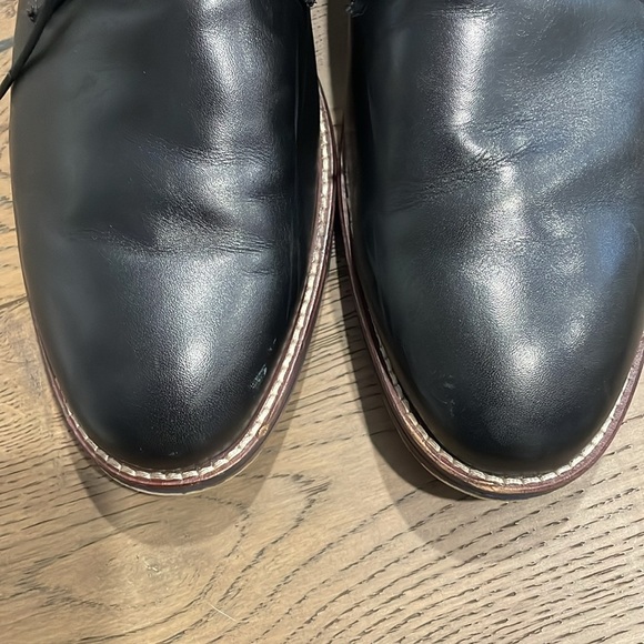 Johnston Murphy Conrad Leather Plain Toe Oxford Dress Shoe Size 13 Black - Picture 2 of 10